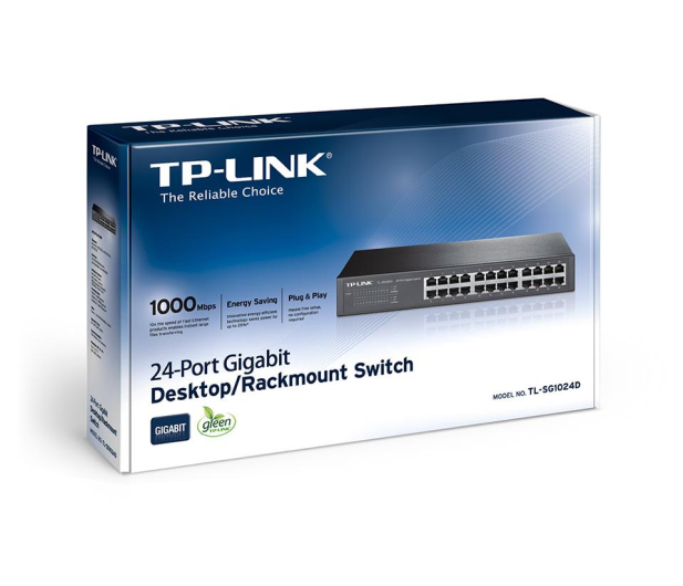 TP-Link 24p TL-SG1024D (24x10/100/1000Mbit) - 59959 - zdjęcie 3